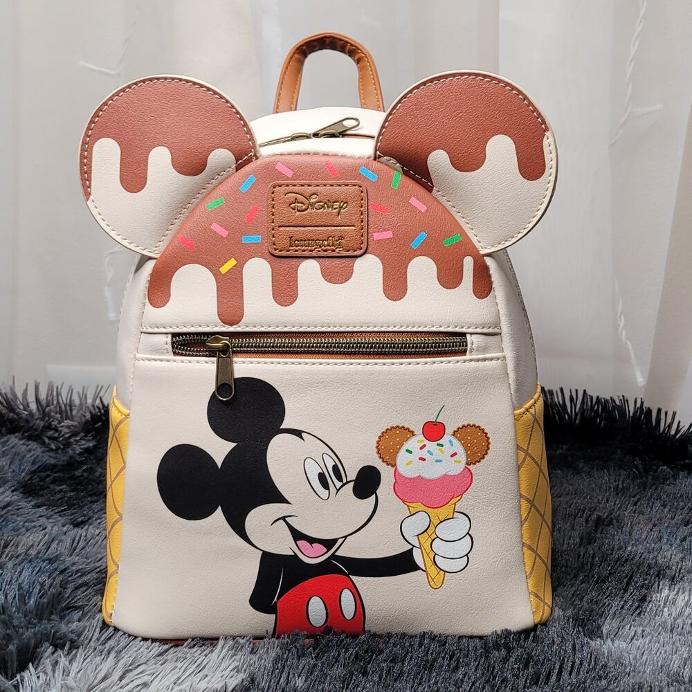 Mickey Ice Cream Backpack - Picture 1 of 3